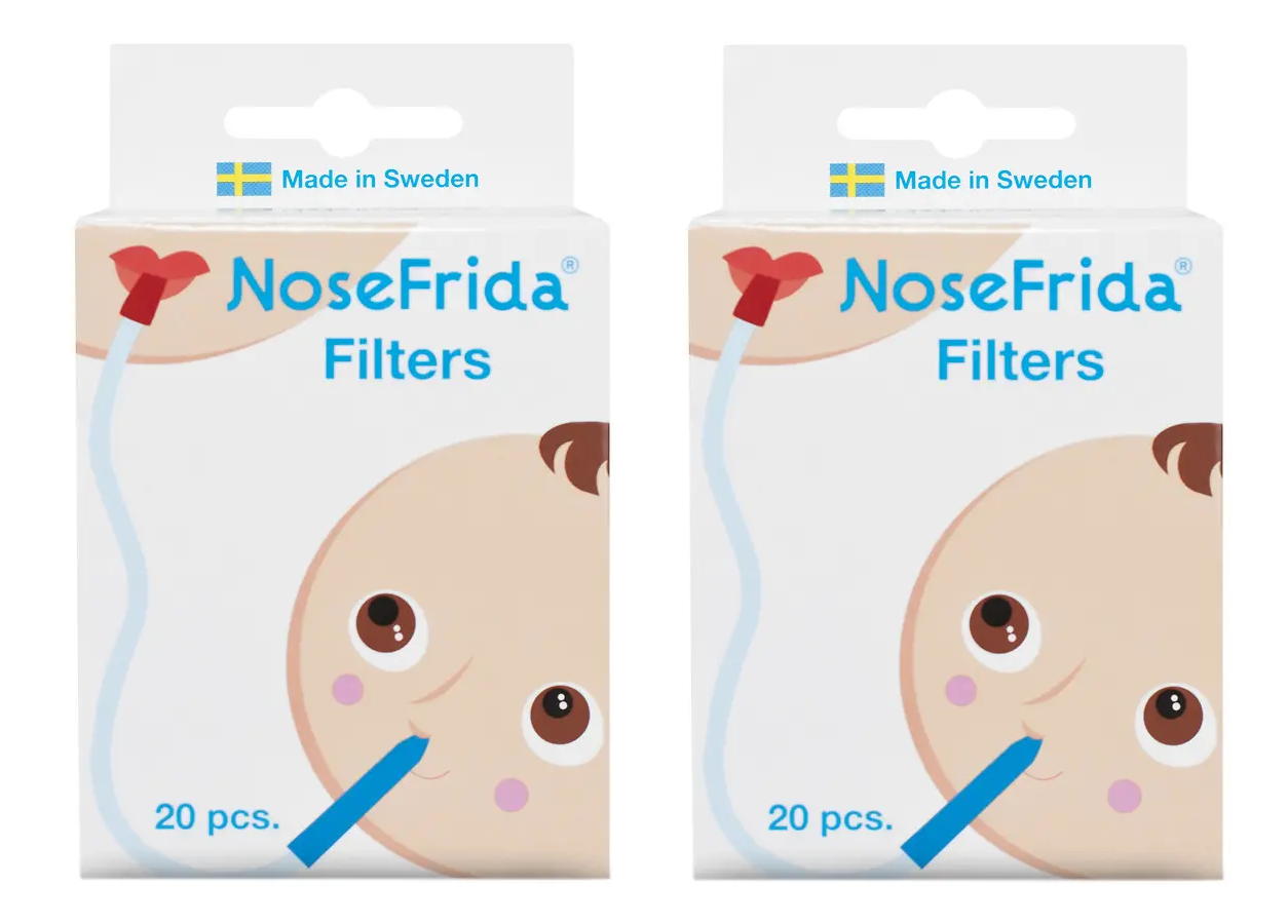 NoseFrida Snotsucker Hygiene Filters - 40 Pack