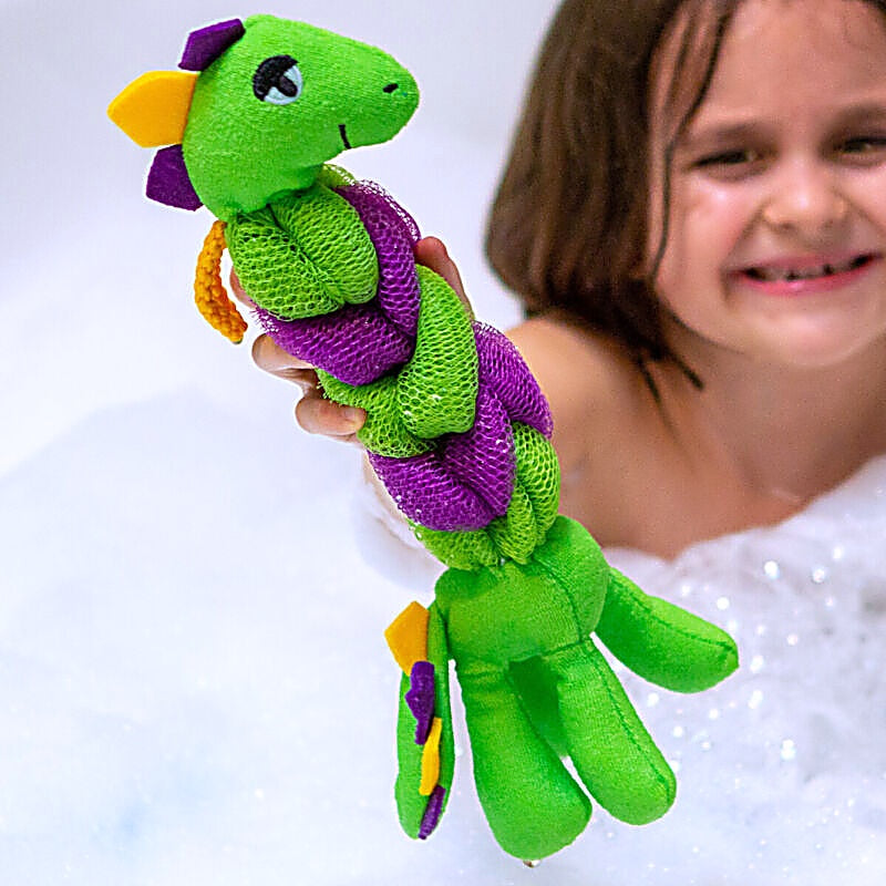 Bath Time Fun with My Little Bath Buds: Animal Sponge Scrunchies for Kids!