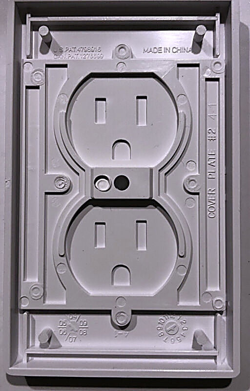 Safe-Plate Sliding Electrical Outlet Plug Covers: Mommy's Helper for Child Safety