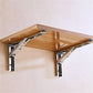 Folding bench table support