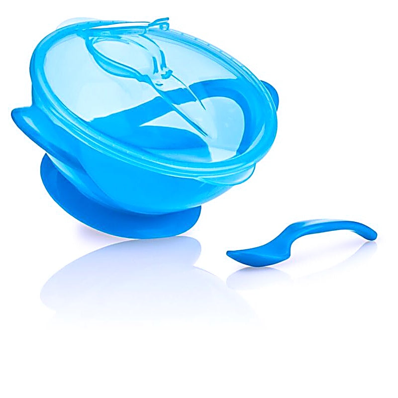 Convenient Nuby Suction Bowl & Spoon Set - BPA Free & Durable