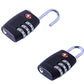 Secure Your Luggage with a TSA Lock - 3-Digit Combination Reset Padlock for Travel Suitcases and Backpacks